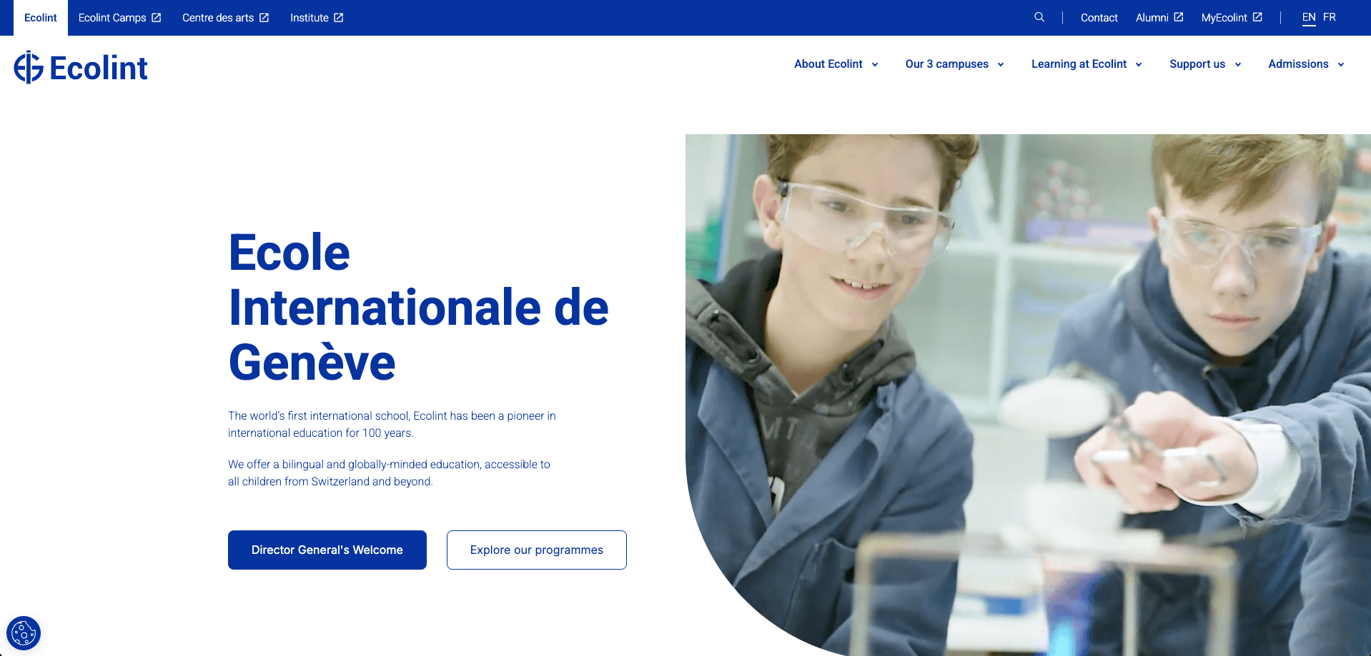 Ecolint - International private school management platform