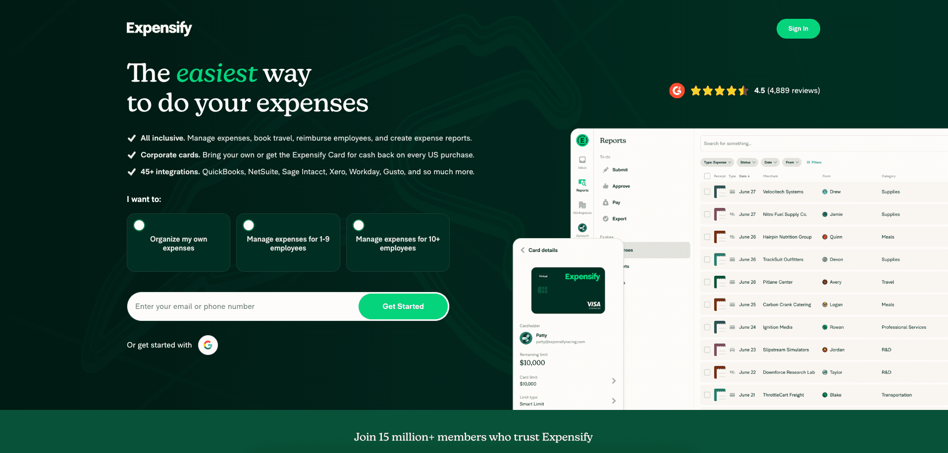 Expensify - Spend management software