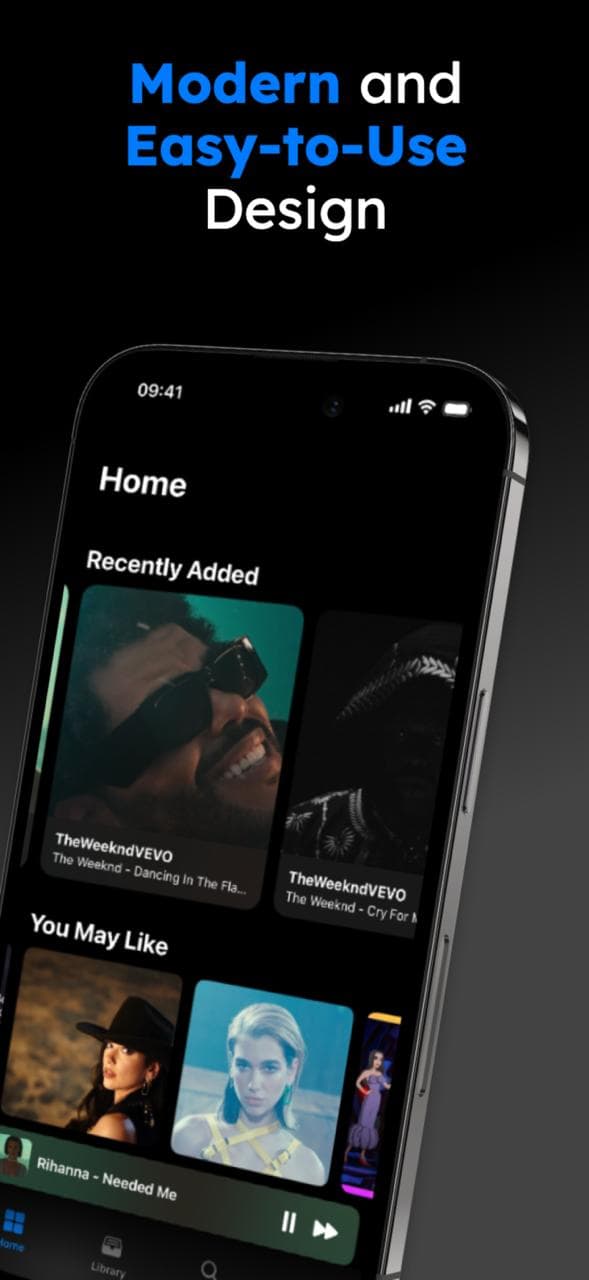 MusicDrop - Mobile Music Streaming App gallery image 1